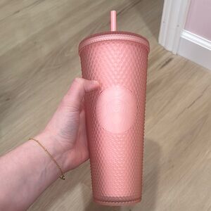 Starbucks Blush Pink Textured Tumbler